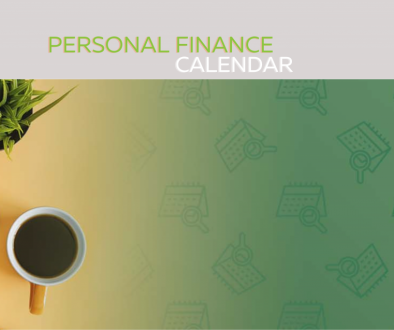 Personal Finance Calendar