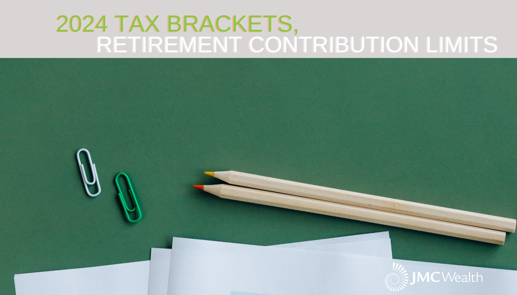 JMC Wealth Blog 2024 IRS Taxes Retirement